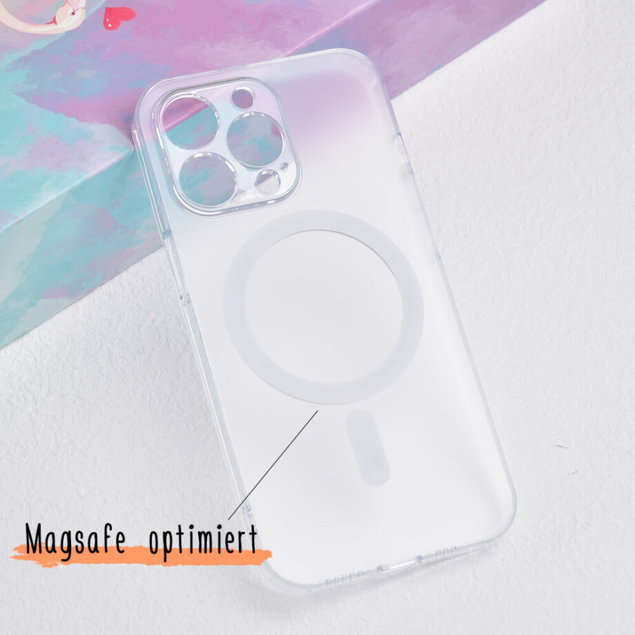 UNHARMED Magnetic Clear Case Frosted Glass Series (1. Generation) für iPhone