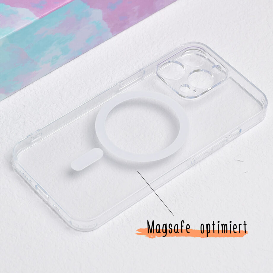 UNHARMED Magnetic Clear Case Frosted Glass Series (1. Generation) für iPhone